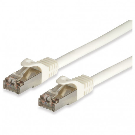 "Equip Patchkabel Cat6A Cat7Pro S/FTP 2xRJ45 5.00m weiß LSZH Polybeutel"