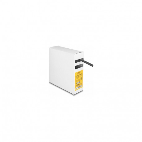"Schrumpfschlauch Box, mit Innenkleber, Schrumpfungsrate 4:1, 5 m x 6 mm schwarz"