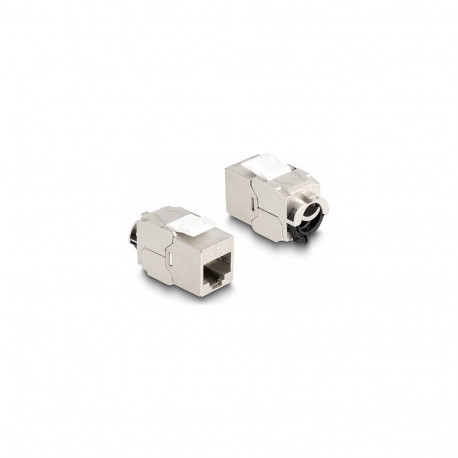 Keystone moodul RJ45 pesa LSA Cat.6A STP kinnitusklambriga ja kaablisidemetevaba