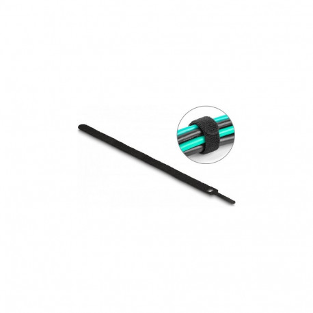 "Klett-Kabelbinder L 250 x B 12 mm schwarz 10 Stück"