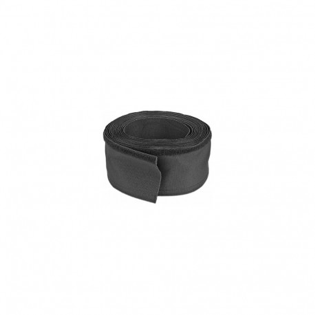 "Gewebeschlauch mit Klettverschluss hitzebeständig 5 m x 20 mm schwarz"