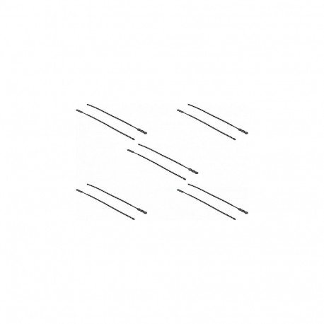 "Blitzbinder wiederverwendbar L 210 x B 4,5 mm schwarz 10 Stück"