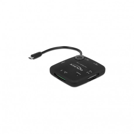 "Micro USB OTG Card Reader + 3 Port USB Hub"