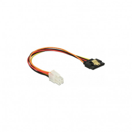 "Kabel P4 4 Pin Stecker > SATA 15 Pin Buchse 20 cm"