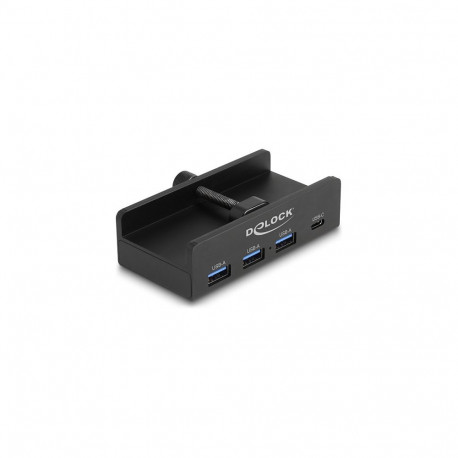 Väline USB 5 Gbps 4 Port jaotur 3 x USB Typ-A ja 1 x USB Type-C™ kinnituskruviga