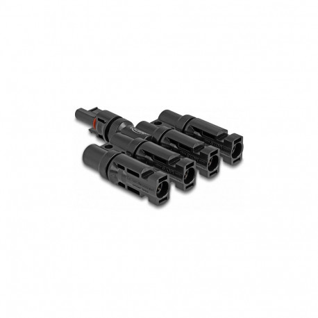 "DL4 Solar Konnektor 1 x Buchse zu 4 x Stecker"