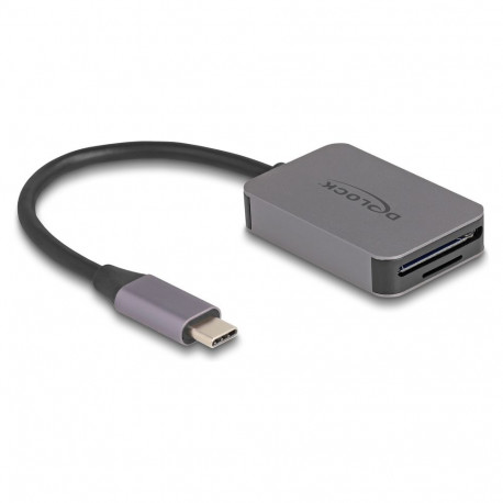 "USB Type-C™ Card Reader im Aluminium Gehäuse für SD oder Micro SD Speicherkarten"