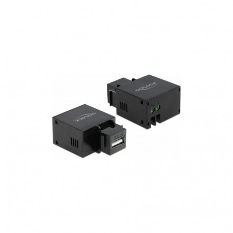 "Keystone Modul mit USB Typ-A Ladebuchse 10,5 W schwarz"