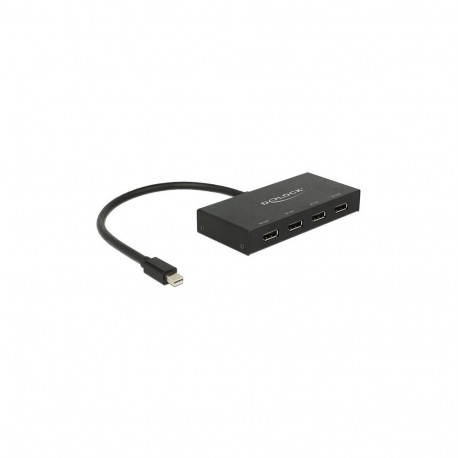 "DisplayPort 1.2 Splitter 1 x mini DisplayPort in > 4 x DisplayPort out 4K"