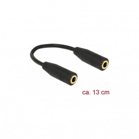 Audioadapter 3,5 mm 4 Pin pesa - pesa 13 cm