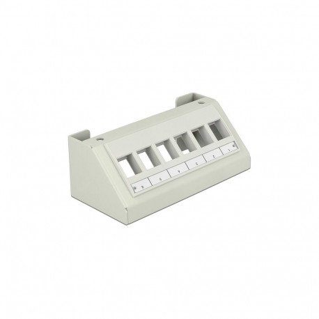 "Keystone Multimedia Panel 6 Port grau"