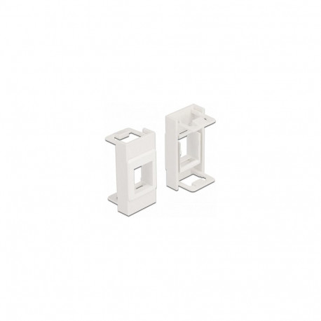 "Easy 45 Modul Keystone Halterung 22,5 x 45 mm, weiß"