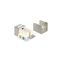 Keystone moodul RJ45 Secure Cat.6 > LSA