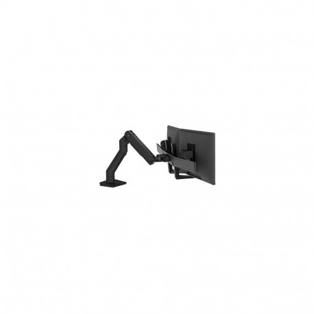 "HX DUAL MONITOR ARM IN SCHWARZ TISCHHALTERUNG FUER MONITORE BIS"
