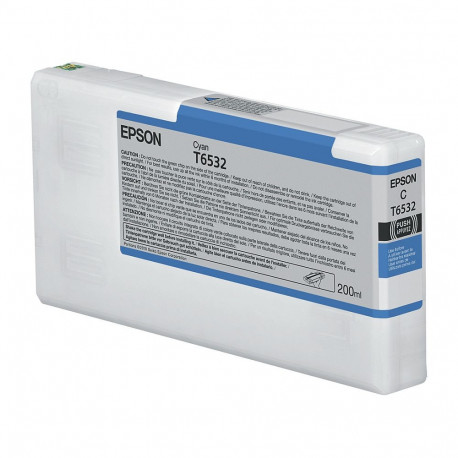 "EPSON T6532 Tinte cyan Standardkapazitt 200ml"