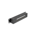 "Delock 10? Kupplungs-Patchpanel 8 Port Cat.6"