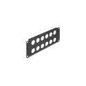 "Delock D-Typ 10? Patchpanel 12 Port 2 HE schwarz"
