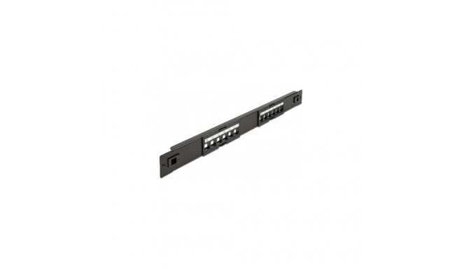"Delock 19? Keystone Patchpanel 12 Port werkzeugfrei"