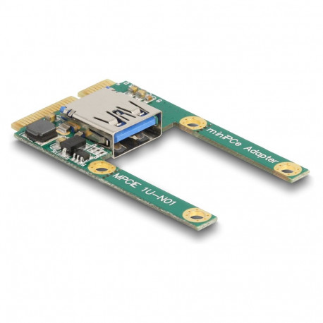 "Mini PCIe I/O 1 x USB 2.0 Typ-A Buchse full size / half size"