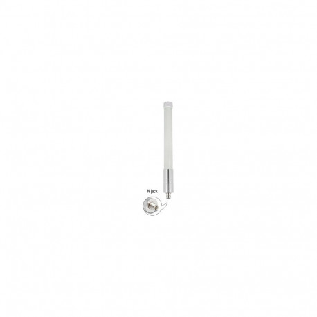 "Delock 4G / WiFi 2,4 GHz Antenne N Buchse 3 dBi 33,3 cm omnidirektional starr Wand- und Mastmontage