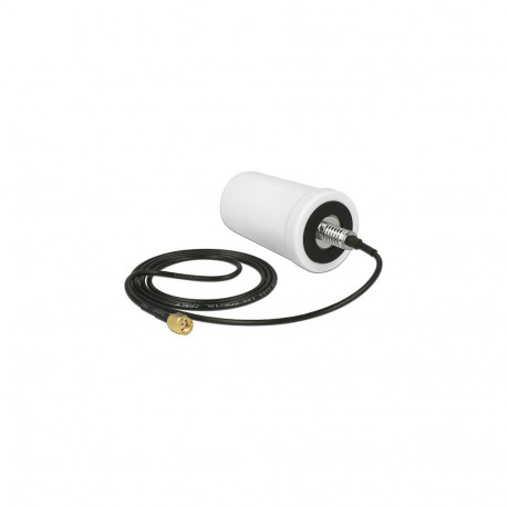 "DELOCK WLAN 802.11 ac/a/h/b/g/n Antenne RP-SMA Stecker 1.4 - 3dBi omnidirektional mit Anschlusskabe