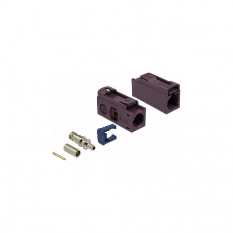 Delock FAKRA D 25mm pikk pressitav pesa