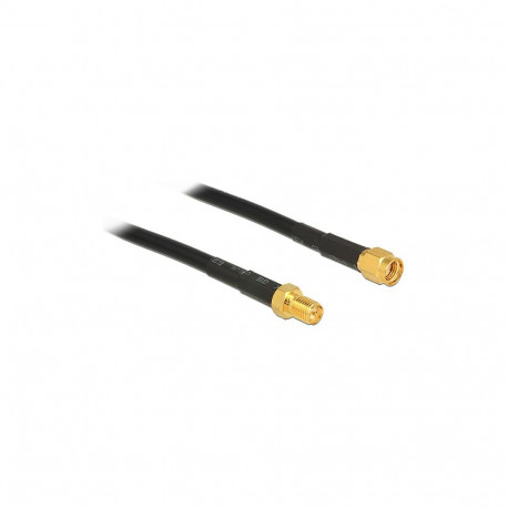 "DELOCK HF RP-SMA Stecker > RP-SMA Buchse 3m CFD200 low loss"
