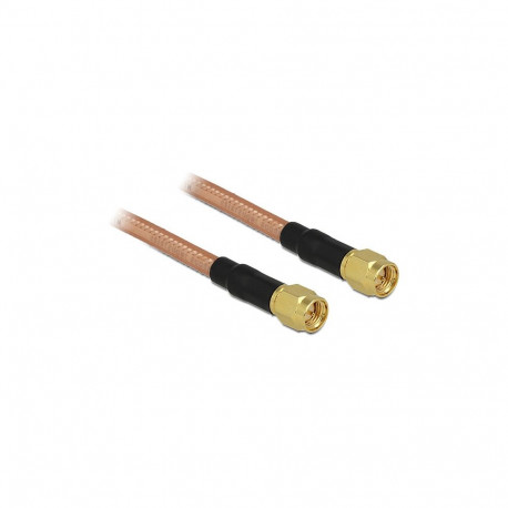 "DELOCK HF SMA Stecker > SMA Stecker 1m RG-142 low loss"