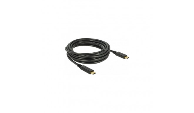 DELOCK USB 2.0 Type-C - Type-C kaabel 4 m 5 A E-Marker