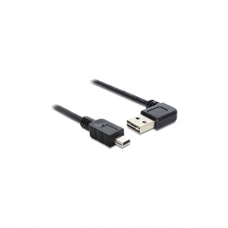 Delock EASY USB 2.0-A 90G nurgaga kaabel > Mini USB 5 Pin pistik/pistik 3 m