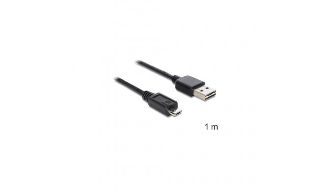 "DELOCK Kabel EASY USB 2.0-A > Micro-B Stecker/Stecker 1 m"