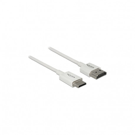 Delock High Speed HDMI Ethernetiga kaabel HDMI-A pistik > HDMI Mini-C pistik 3D 4K 1 m õhuke kvalite
