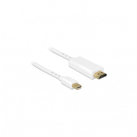 "DELOCK Kabel mini DisplayPort 1.1 Stecker > HDMI-A Stecker 3 m weis"
