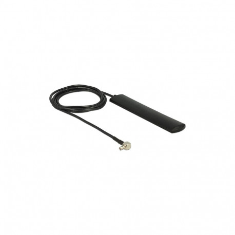 "LTE Antenne TS-9 Stecker 90° 3 dBi omnidirektional starr schwarz Klebemontage"