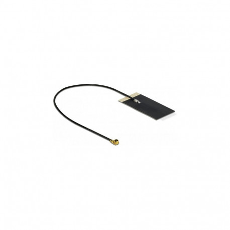 "DELOCK WLAN 802.11 ac/ax/a/h/b/g/n Antenne MHF I Stecker 2.7 - 3.0 dBi 1.13 15 cm FPC intern Klebem