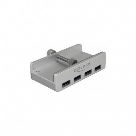 "DELOCK Externer USB 3.0 4 Port Hub mit Feststellschraube"