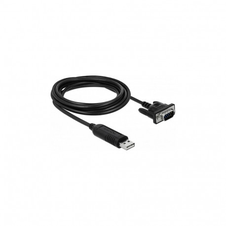 "DELOCK Adapter USB 2.0 Typ-A zu 1 x Seriell RS-232 DB9"