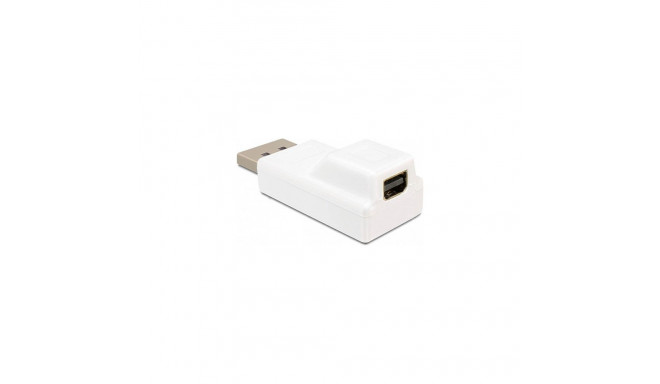 Delock adapter DP-St > DP mini-Bu valge