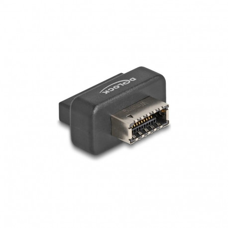 Delock USB 5 Gbps adapter emaplaadi pistikupesalt sisemiseks Type-E Key A pesaks korpusega
