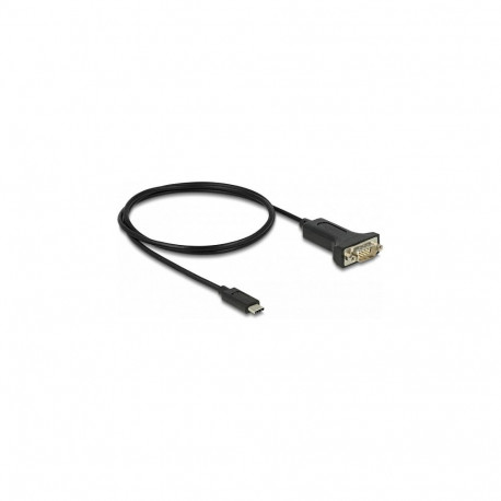"Adapter USB Type-C™ zu 1 x Seriell RS-232 D-Sub 9 Pin Stecker mit Muttern 1 m"