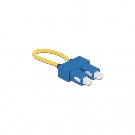 Delock LWL loopback-adapter SC / UPC ühemoodiline sinine