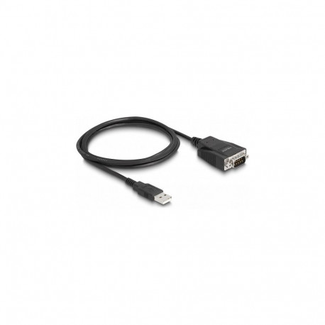 "Adapter USB 2.0 Typ-A Stecker zu 1 x Seriell RS-232 D-Sub 9 Stecker mit Schrauben und Muttern ESD Ü