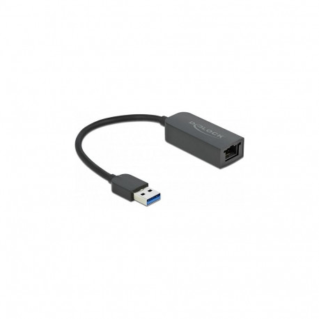 Delock USB tüüp-A 2,5 Gigabit LAN 1 x RJ45 kompaktne võrguadapter