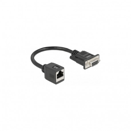 "Delock Seriell RS-232/422/485 Adapter DB 9 Buchse zu RJ45 Buchse"