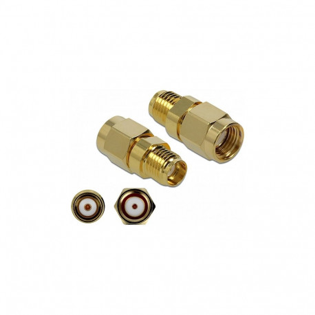 "Delock Adapter RP-SMA Stecker zu SMA Buchse 10 GHz"