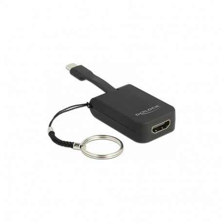 "Delock USB Type-C™ Adapter zu HDMI (DP Alt Mode) 4K 30 Hz - Schlüsselanhänger"