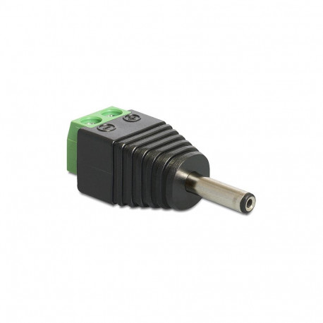 "Delock Adapter DC 3,5 x 1,35 mm Stecker > Terminalblock 2 Pin"