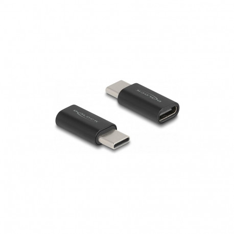 "Adapter SuperSpeed USB 10 Gbps (USB 3.2 Gen 2) USB Type-C™ Stecker zu Buchse Portschoner schwarz"