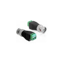 "Delock Adapter BNC Stecker > Terminalblock 2 Pin"