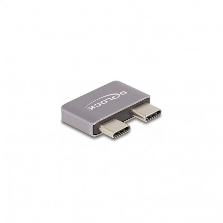 USB-adapter 40Gbps USB Type-C™ 2 × pistikust 2 × pesaks, metallist pordikaitse